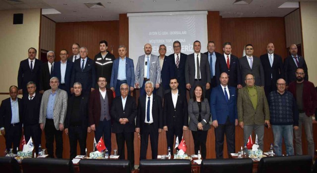Aydın Oda ve Borsaları Müşterek Toplantısı Aydın Ticaret Borsasında gerçekleşti