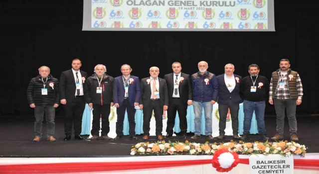 Balıkesir Gazeteciler Cemiyeti Olağan Genel Kurulu tek liste ile yapıldı