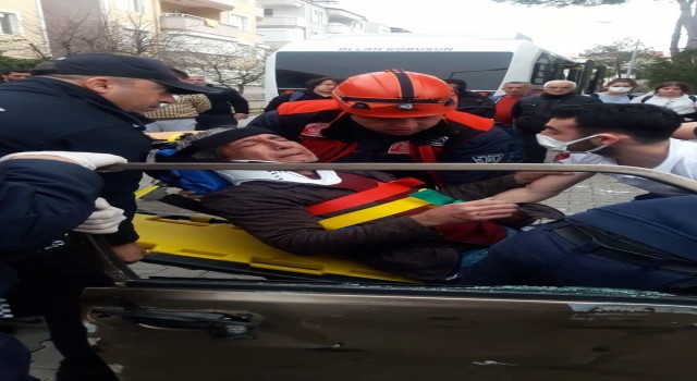 Balıkesirde trafik kazası: 1 yaralı