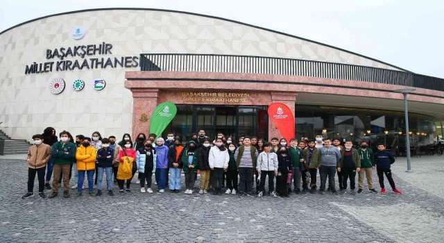 Başakşehirli çocuklar Türkiyenin en büyük Millet Kıraathanesinde