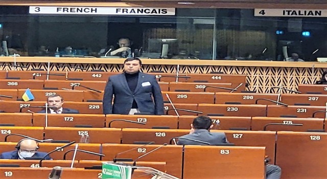 Başkan Çakın, Türk heyeti adına Avrupa Konseyinde Ukrayna savaşını anlattı