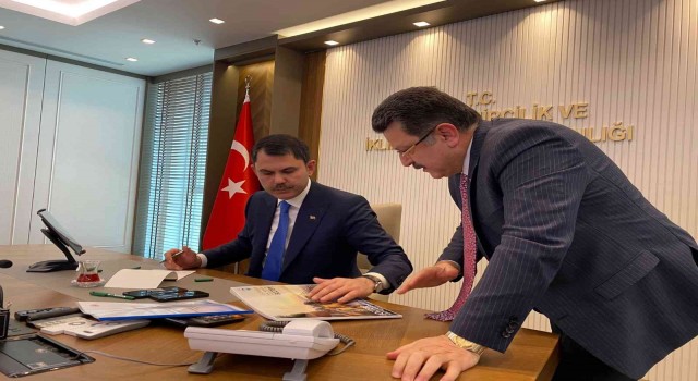 Başkan Genç, Bakan Kurum ile Bakan Soyluya vizyon projelerini anlattı
