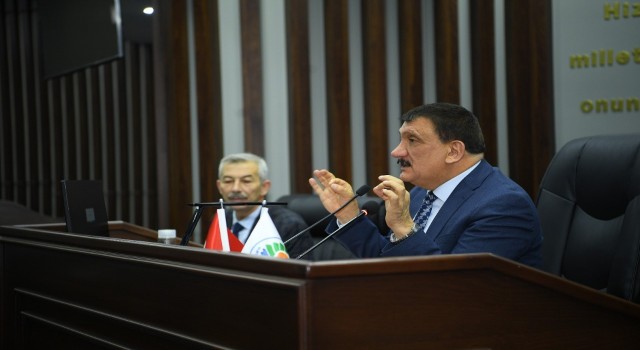 Başkan Gürkan, Arapgir heyetini kabul etti