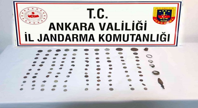 Başkentte 4 bin 886 sikke ve 110 tarihi obje ele geçirildi