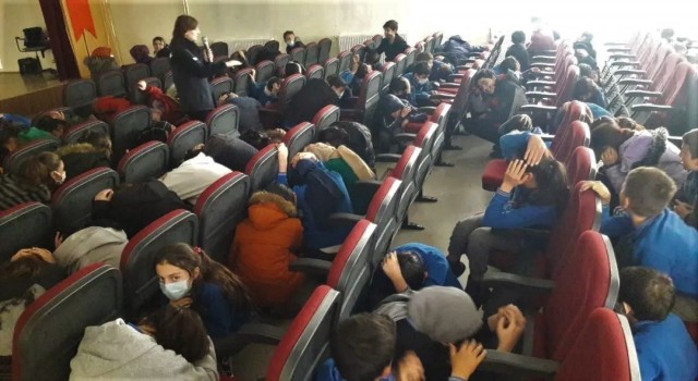 Bayburtta gerçeğini aratmayan deprem tatbikatı