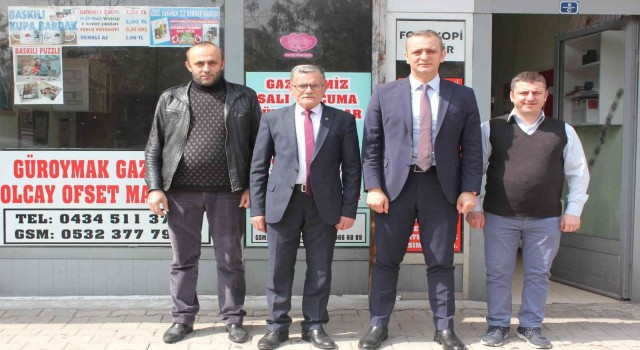 BİK Müdürü Uluçamlıbelden Kaymakam Cankaloğluna ziyaret