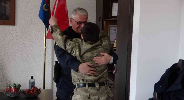 Bir günlüğüne jandarma oldular, hayallerini gerçekleştirdiler
