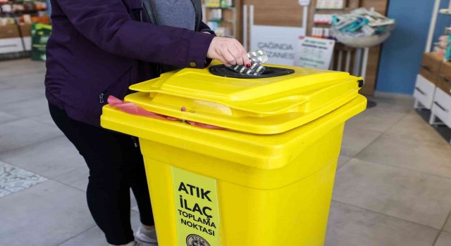 Bucada atık ilaçların toplanması için hazırlanan proje ilgi gördü