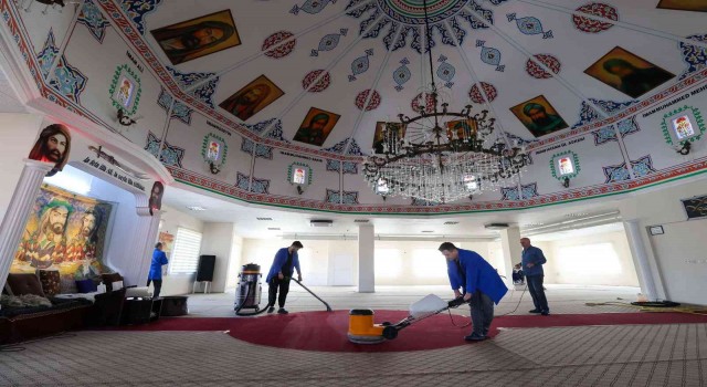 Bucadaki ibadethanelerde Ramazan temizliği