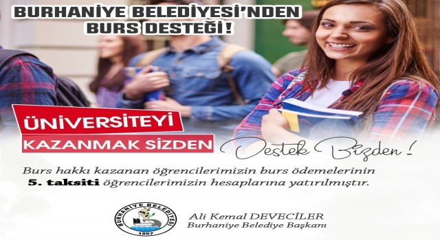 Burhaniye de Üniversite bursları hesaplara yattı