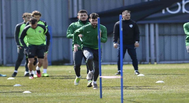 Bursaspor sahada kuvvet çalıştı