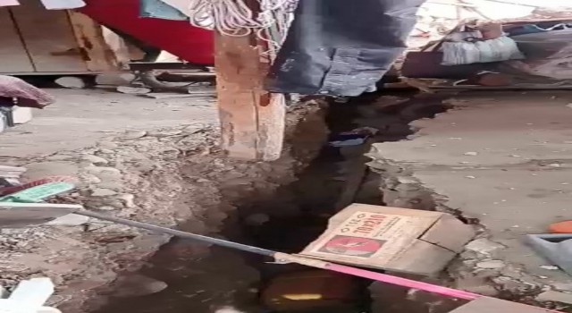 Çankırıda toprak kayması: 6 ev tahliye edildi