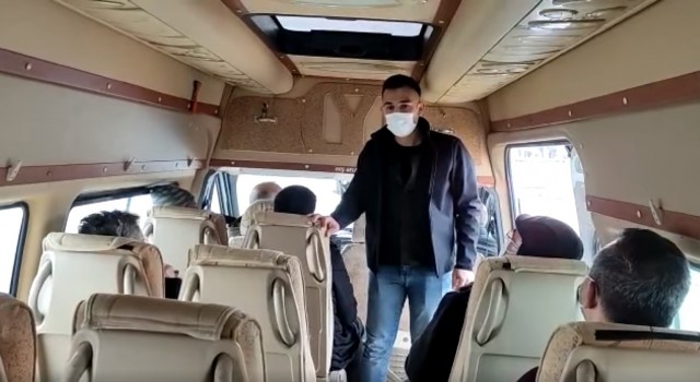Çayırlıda servis araçları denetlendi
