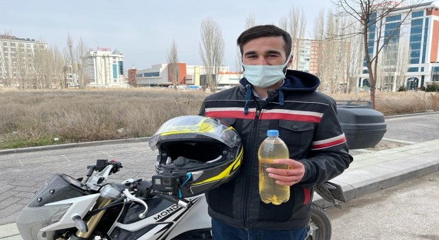 Çektiği videodan sonra adı ‘1 litre benzin oldu