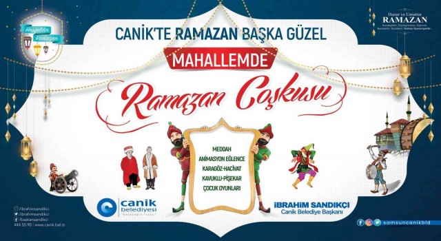 Çocuklar Ramazan coşkusunu Canikte yaşayacak