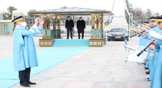 Cumhurbaşkanı Erdoğan, Hollanda Başbakanı Rutteyi resmi törenle karşıladı