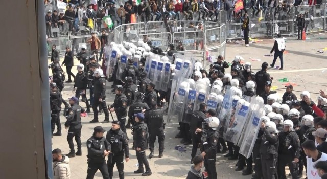 Diyarbakırda Nevruz kutlamasında gözaltına alınan 1 kişi tutuklandı