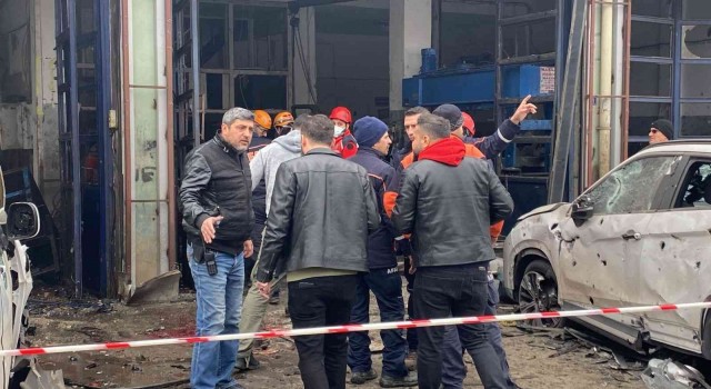 Diyarbakırda sanayi sitesinde patlama: 5i ağır 7 yaralı