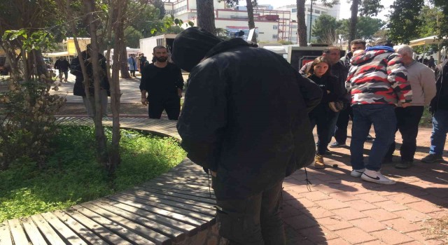 Dizi setine giren hırsızı set görevlileri yakaladı