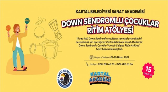 Down sendromlu çocuklar Kartalda müziğin ritmini keşfedecek