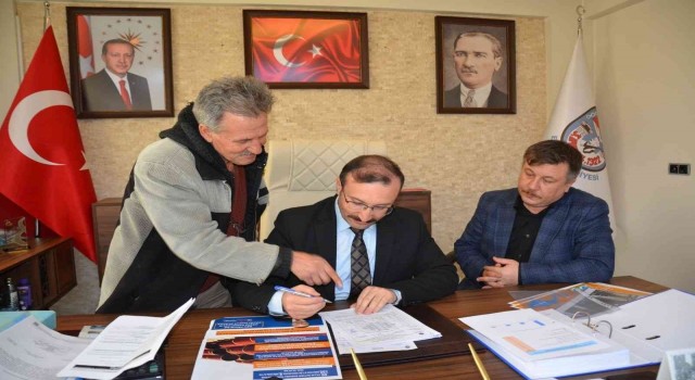 Emette alt yapı çalışmaları için imzalar atıldı