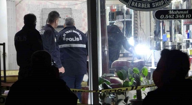 Gaziantepte berber dükkanına silahlı saldırı: 1 ölü, 1 yaralı