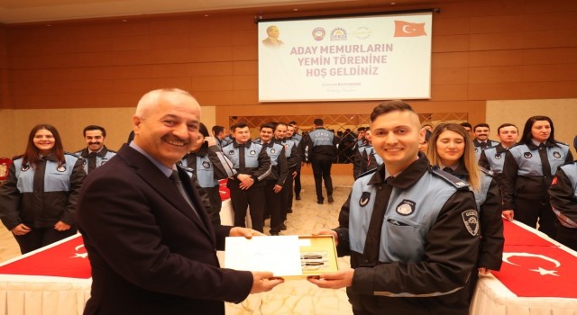 Gebzede zabıta memurları için yemin töreni düzenlendi