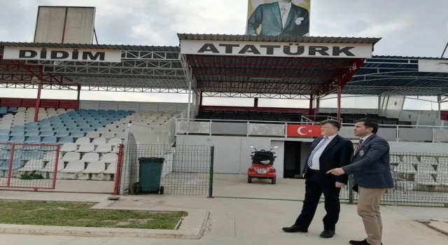 Gençlik ve Spor İl Müdürü Fillikçioğlu Didimdeki çalışmaları yerinde inceledi