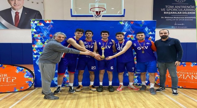 GKV Özel Liseleri Gaziantep basketbol şampiyonu oldu