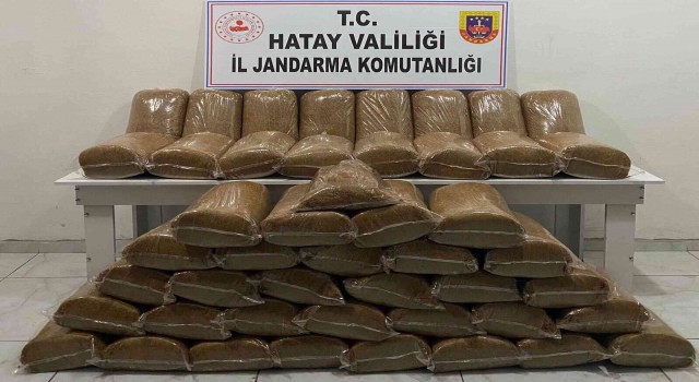 Hatayda 230 kilogram kaçak tütün ele geçirildi