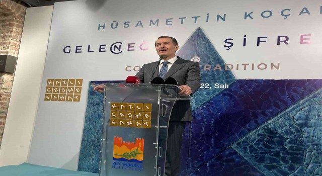Hüsamettin Koçanın ‘Geleneğin Şifreleri-Geleceğin Şifreleri sergisi açıldı