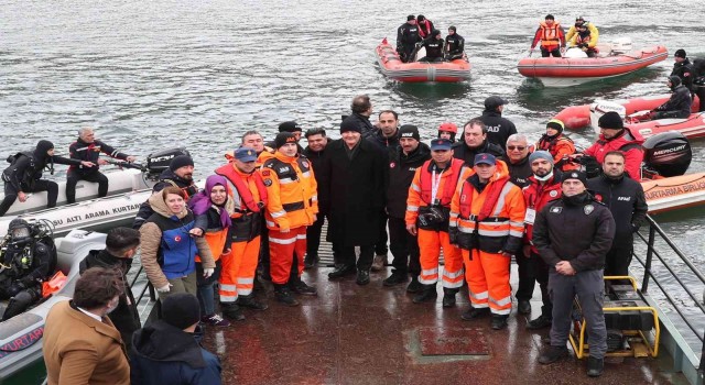 İçişleri Bakanı Soylu, Eğil ilçesinde AFADın dalış tatbikatını izledi