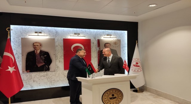İçişleri Bakanı Soylu, Libyalı mevkidaşıyla görüştü