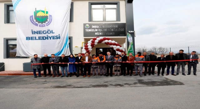 İnegöl Belediyesi Temizlik İşleri idari binası hizmete girdi