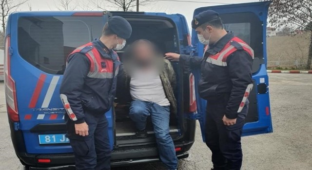 İstanbuldan Akçakocaya gelince yakalandı