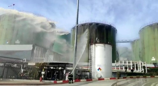 İtfaiye ekiplerinin tatbikatı gerçeği aratmadı