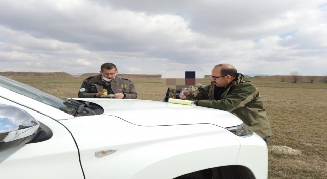 Kaçak avcı suçüstü yapıldı