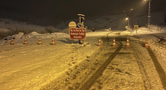 Kar, Siirt-Şırnak karayolunu araç geçişine kapattı