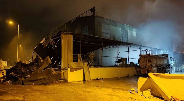 Karabükte depoda çıkan yangın kontrol altına alındı