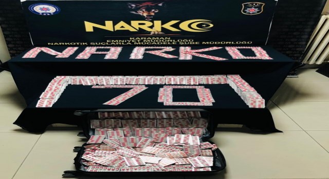 Karamanda uyuşturucudan gözaltına alınan 1 kişi tutuklandı