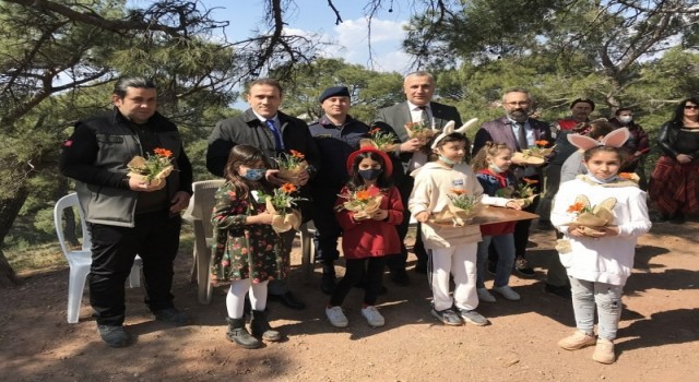 Kaymakam Memiş, fidan dikim törenine katıldı