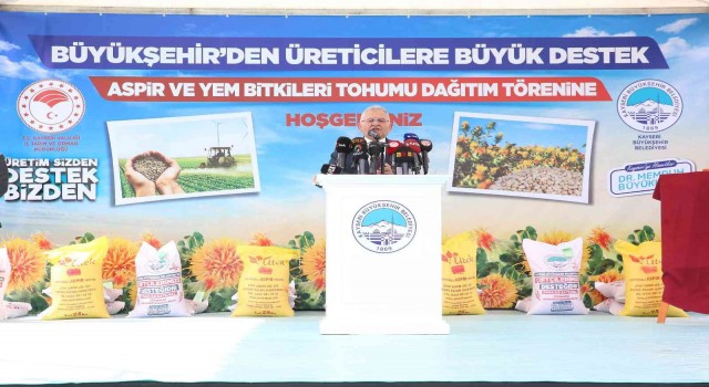Kayseri Büyükşehir Belediyesinden çiftçiye 15 milyon TLlik tohum desteği