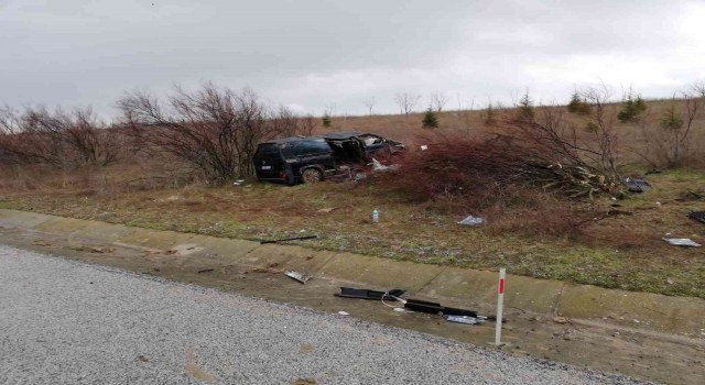 Kırklarelinde trafik kazası: 1 ölü, 6 yaralı