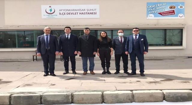 Korkmaz, sağlık çalışanları ile bir araya geldi