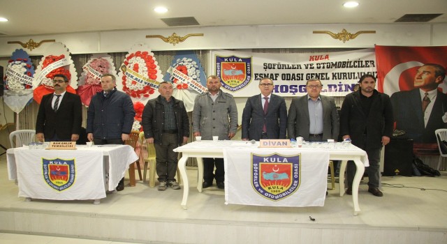 Kula Şoförler Odasında Başkan Kırlı 10 oy farkla güven tazeledi