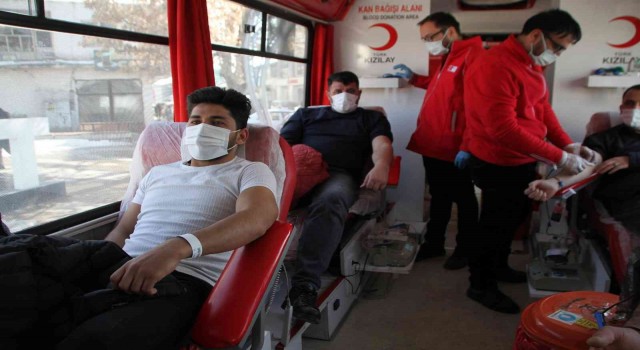 Malazgirtte kan bağışı kampanyası