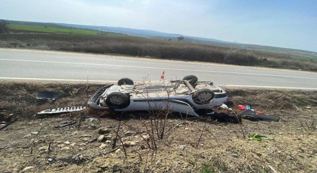 Malkara-Şarköy yolunda kaza: 1 yaralı