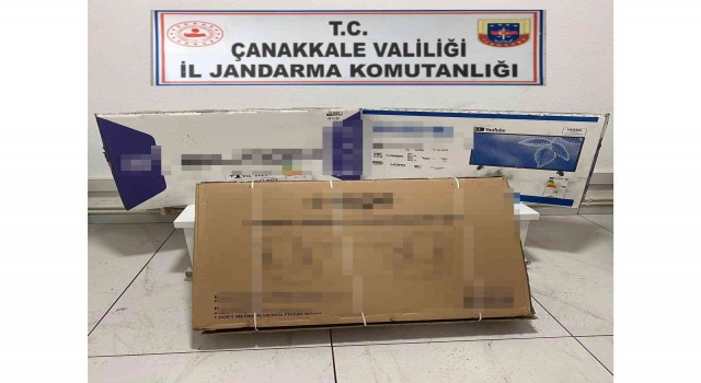 Marketten televizyon çalan hırsız yakalandı