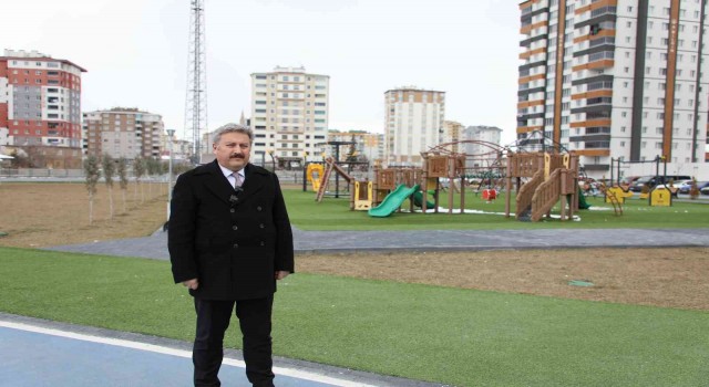 Melikgazide bir park daha hizmete açılıyor