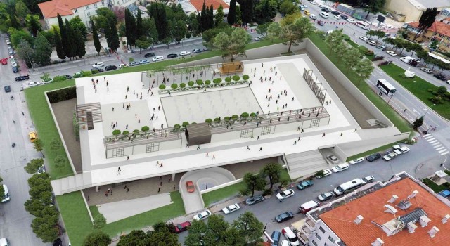 Menteşe Kent Meydanı tamamlandı